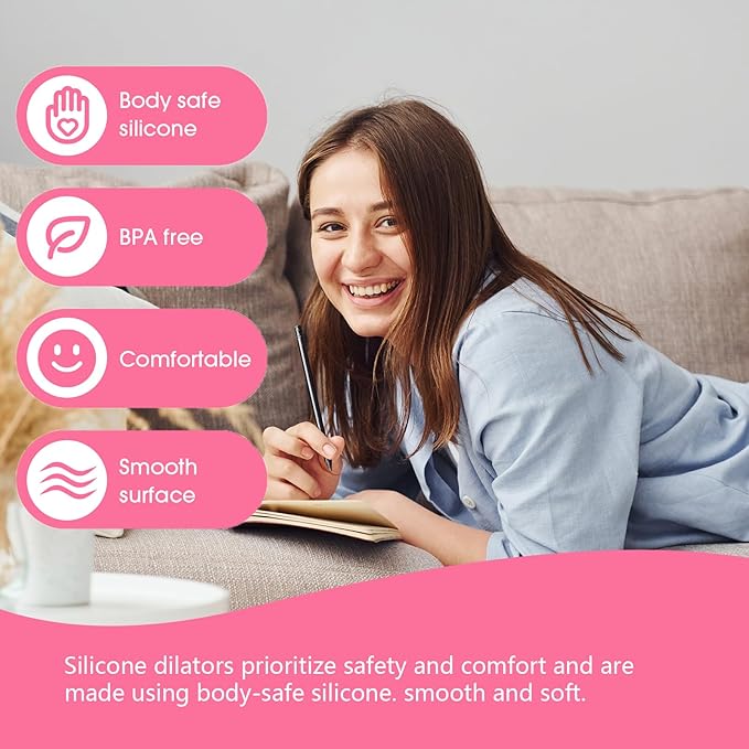 4-Pack Silicone Pelvic Floor Muscle Dilator Trainer Set