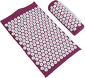 ZJchao Acupressure Mat Set, Muscle Relaxation Stress Reduction Acupuncture Pillow and Mat Kit Point for Sleeping Aid & Recovery