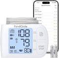 Wrist Blood Pressure Monitor, Bluetooth Automatic Blood Pressure Cuff for Home Use, Talking Digital Machine with Smart App Sync, 3-User Mode 398 Memory, (5.3"-8.5" in Cuff)