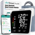 Smart Bluetooth Blood Pressure Monitor by VeriSmart Health - FDA-Cleared, Vivid 6.5" LED, Comfort-Inflate Tech, Ultra-Slim Design, Battery & USB-C, Wireless Secure US-Hosted App