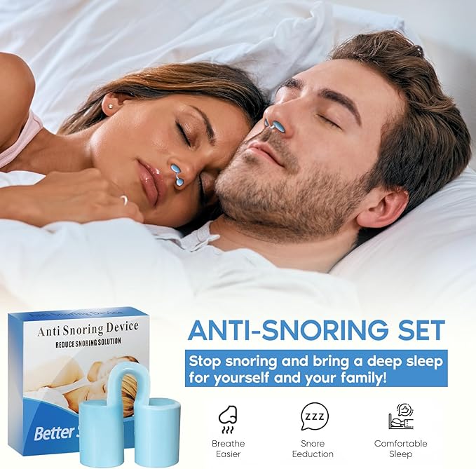 8pcs Anti Snoring Nose Vents Device That Work, Anti Nose Vents for Snoring Devices, Snoring Devices for Men, Nose Opener for Breathing Sleep, Stop Snoring Devices That Work for Men