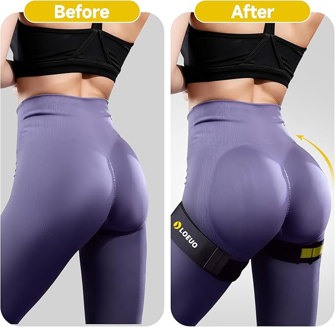 Booty Bands for Working Out Glutes, Adjustable Blood Flow Restriction Bands with Non Slip for Workout Butt & Thigh Building, Occlusion Bands for Women and Men Glutes Easy to Carry