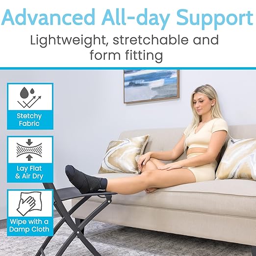 Arctic Flex Cold Therapy Sock - Reusable Ice Cooling Sock for Hot Feet, Heels & Ankles - Pain Relief for Swelling, Bunion, Plantar Fasciitis, Metatarsalgia, Chemotherapy & Diabetic Neuropathy