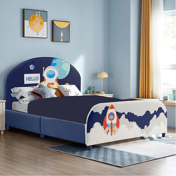 Sensory Bed Sheet for Deep Pressure Therapy – Spandex Bed Sheet – Sensory Compression Blanket for ADHD, Autism – Breathable & Hypoallergenic, Navy, Twin Size