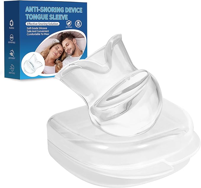 Snoring Solution - Anti-Snore Device, Reusable Snore Solution Stopper for Men/Women - MF23