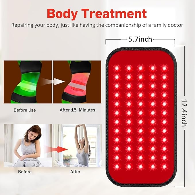 Red Light Therapy for Body 60 LEDs