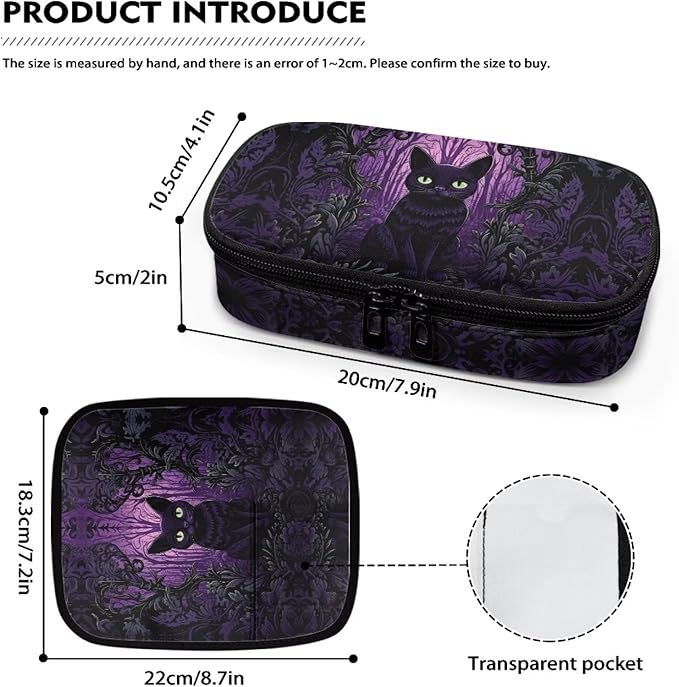 Halloween Cat Insulin Cooler Travel Case Diabetic Medication Insulated Cool Organizer for Insulin Pen and Other Diabetic Supplies, for The Daily Life and Trip