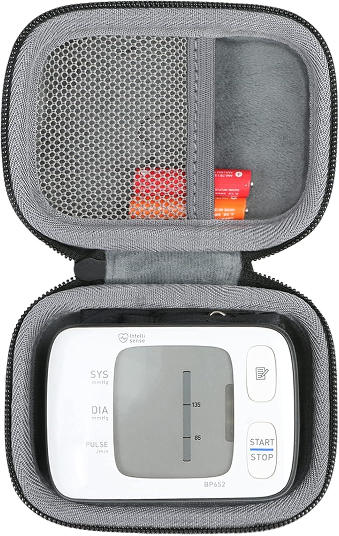 co2CREA Hard Case for OMRON Gold Blood Pressure Monitor BP4350 / 7 Series Wrist Blood Pressure Monitor BP6350, Portable Travel Case Replacement