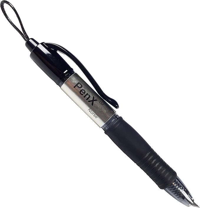PenX - Nurse - Multipurpose Medication Pill Opener - Retractable Blade - Non-Slip Grip