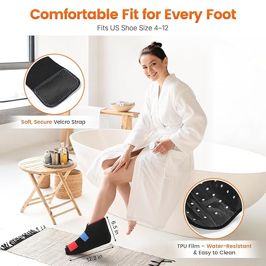 LIGHTIUM Red Light Therapy for Feet – FSA Eligible HSA Infrared Light Therapy Foot Wrap with 660nm Red & 850nm Near Infrared LEDs, Heat Therapy & Timer for Neuropathy, Joint, Ankle, Heel & Daily Foot Pain Relief