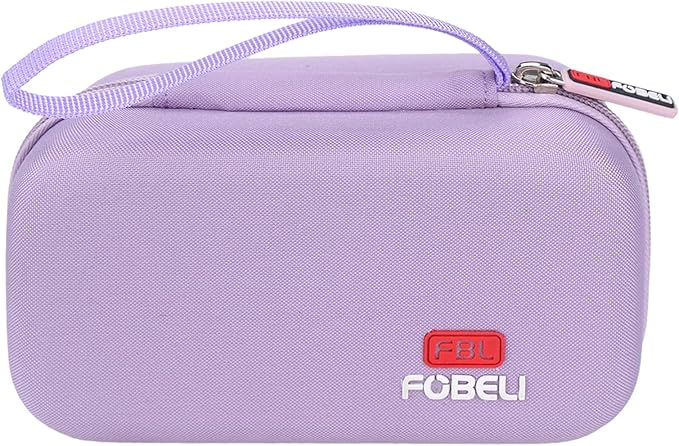 FBLFOBELI Hard Travel Case for NuFACE MINI+ Starter Kit, Hunvva EP-300 Mini Microcurrent Facial Device (Case Only) (Purple)