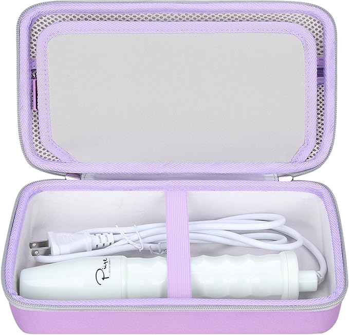 FBLFOBELI Hard Storage Case Compatible with NuDerma/for Houzzi/for Signstek/for APREUTY/for FAZJEUNE/for NewWay Professional Clinical Portable Handheld High Frequency Skin Wand Machine (Purple)