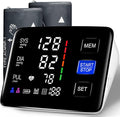Blood Pressure Monitor, 9-17'' & 13-21'' Extra Large Blood Pressure Cuff Upper Arm, LED Color Backlit Screen Automatic Digital Blood Pressure Machine with USB Cable and 4 AAA Batteries