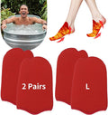 2 Pairs Ice Bath Toe Socks, Cold Plunge Toe Covers, Ice Bath Toe Booties Cold Plunge Toe Booties, Cold Plunge Tub Accessories, Reusable Neoprene Toe Warmers for Cold Plunge at Home