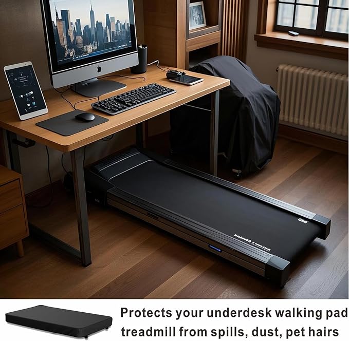 Walking Pad Cover for Home, Waterproof and Dustproof Under Desk Treadmill Cover - Fit for 48-56 in Portable Folding Treadmill and Office Under Desk Smart Walking Running Machine