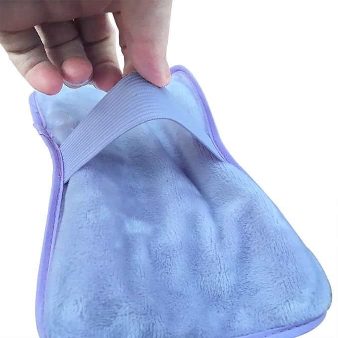 Hot and Cold Gel Bead Ice Pack (2-Pack) by FOMI Care | Lavender Scented | Reusable Cold Wrap, Cold Compress & Heating Pad | Freezable, Microwavable | Fabric Backing (7.5” x 4.5”)