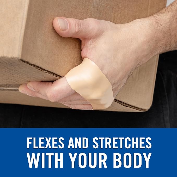 Nexcare Blister Prevention Tape, Waterproof Foam Medical Tape, Latex-Free, Sticks Firmly to Skin to Help Prevent Blisters - 1 in x 5 yds, 3 Rolls of Tape
