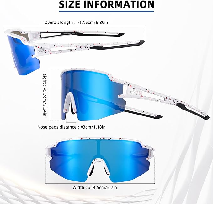 ROCKBROS Photochromic Sports Sunglasses for Men Women Cycling UV Protection