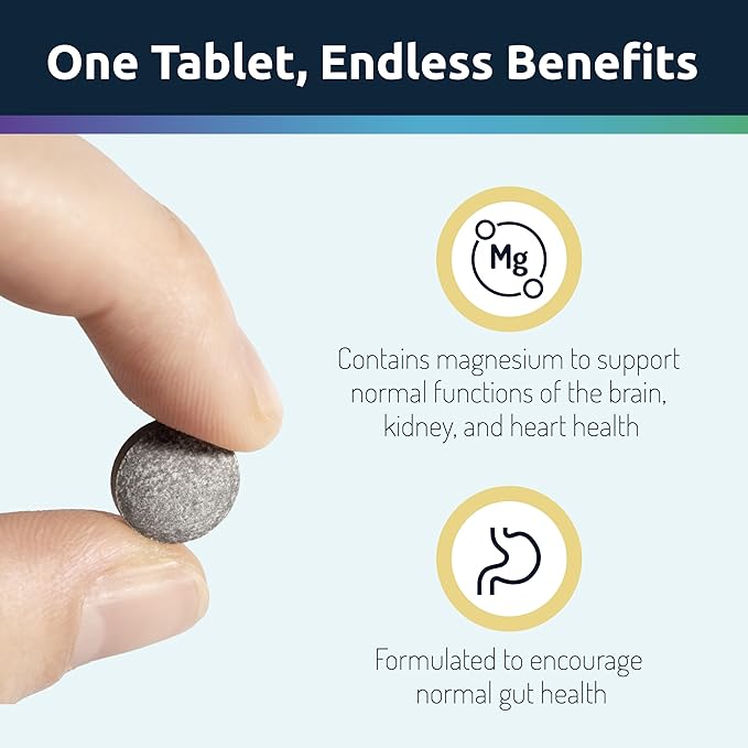 Invigorated Water Flavored Hydrogen Water Tablets with Magnesium - 12 PPM H2 Molecular Hydrogen Tablets for Drinking Water - Supports Energy, Brain & Cognitive Health, Non-GMO (60 servings, Raspberry)