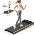 Walking Treadmill Pad with 5% Adjustable Incline and APP Sync, Small Compact Under Desk Treadmills for Home and Office with Remote Control and LED Display, 2.5HP