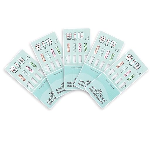 Easy@Home Multi-Drug Screen Test: 5 Pack Urine Drug Test for Cocaine(COC), Marijuana(THC), Methamphetamine(MET), Morphie(MOR), Including Highly Sensitive THC Tests for Home Use, #EDOAP-144