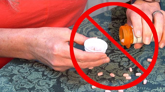 PillSpoonZ - 2 Sided Spoon Scoops Out Any Size Pills, Vitamins, Medication, Prescription Drugs, Supplements, Tablets from The Bottle