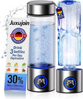 2026 Upgrade Hydrogen Water Bottle Generator,Portable Hydrogen Water Ionizer Machine【6000PPB High Concentration】【Precision 0 Leakage】 Rechargeable Rapid Hydrogen Boost,for Home Office Travel Fitness