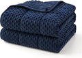 Topcee Weighted Blanket for Adults (15lbs 60"x80"), Minky Dots Heavy Blanket for 140-160lbs Sleeping, Soft, Cozy and Cooling Weighted Throw Blankets, Machine Washable, Blue
