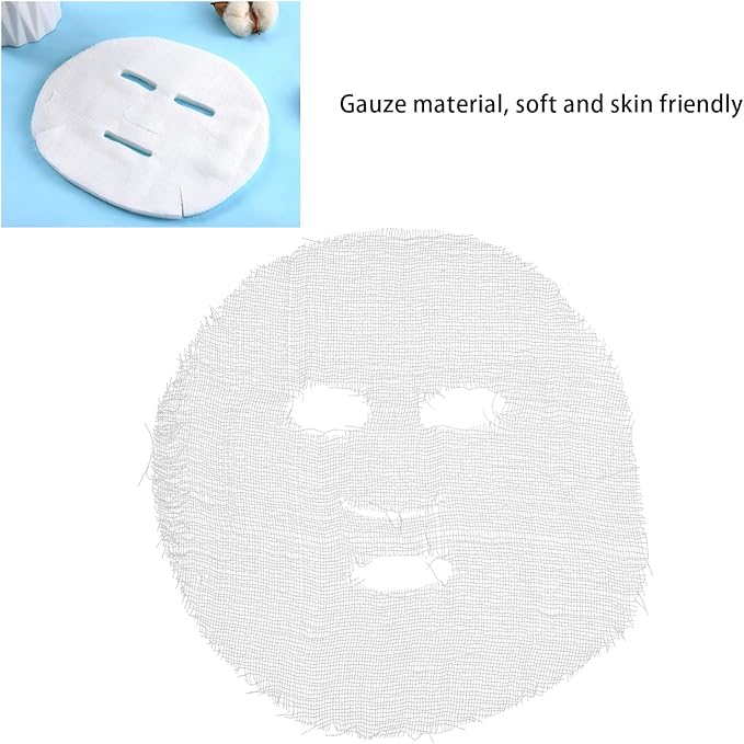 100Pcs Gauze for High Frequency Wand Strong Water Absorption Soft Frequency Face Pads Face Gauze