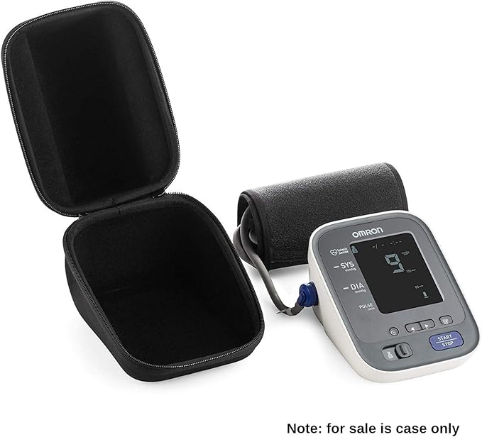 Hard Case Fits Omron 10 Series BP786, BP786N, BP785N, Wireless Upper Arm Blood Pressure Monitor with Cuff (Will Not Fit Advanced 10 Series)