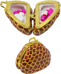 Stephanie Imports Set of 2 Ceramic Purse-Shaped Compact Pill Box & Organizer (Crocodile)