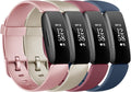 4 Pack Bands Compatible with Fitbit Inspire 2 Bands for Women Men, Adjustable Replacement Sport Wristbands Straps for Fitbit Inspire 2 / Ace 3