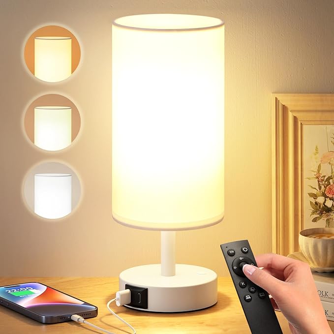 Dicoool Light Therapy Lamp 10000 Lux, Sun Lamp with Remote, 3 Color Temperature & Stepless Dimming, Happy Sunlight Lamp, Daylight Lamp for Home, Office, White Decoration Use As Lift Mood, Happy Life
