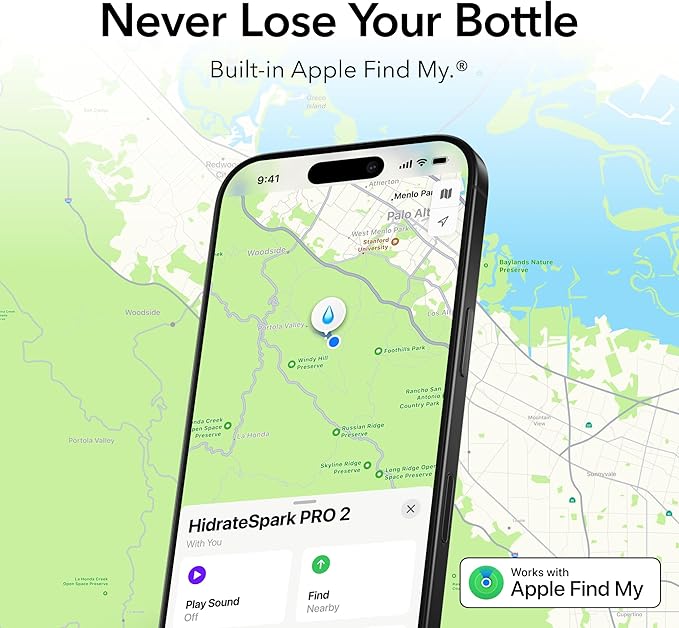 Hidrate Spark PRO 2 30oz Tumbler – Smart Hydration Tumbler with Clinically Accurate Water Tracking & Extended Battery Life - Syncs with Apple Health, Fitbit, Smart Rings & Smart Watches - Black