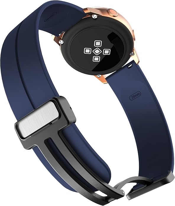 Lamshaw Compatible with Spade & Co Health Smartwatch 4 bands, Soft Silicone Sport Wristband Replacement Straps Compatible with Spade & Co Health Smartwatch 4 1.85 Inches