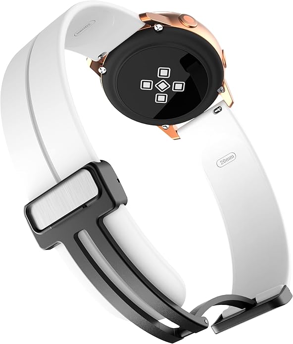 Lamshaw Compatible with Spade & Co Health Smartwatch 4 bands, Soft Silicone Sport Wristband Replacement Straps Compatible with Spade & Co Health Smartwatch 4 1.85 Inches