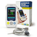 Overnight Pulse Oximeter for Baby, Medical Grade Accuarcy SpO2 & Pulse Rate Continuous Pulse Oximeter Pediatric Blood Oxygen Saturation Monitor Handheld Infant with Adjustable Alarms and 500 Data Storage for Toddler