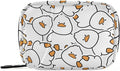 Pill Box Cute Duck 7 Day Pill Case Travel Pill Organizer Bag with Zipper Portable Weekly Vitamin Medicine Supplement Holder Pouch Bag