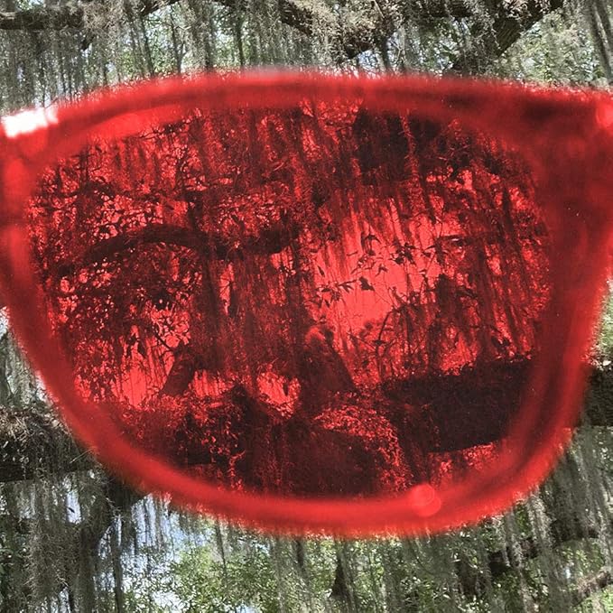 Red Color Therapy Glasses for Chakra Healing, Chromotherapy, and Mood