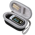 Aproca Case Compatible with Innovo Deluxe iP900AP / Zacurate Pro Series Deluxe Fingertip Pulse Oximeter, Portable Storage Bag for Accessories (only case)
