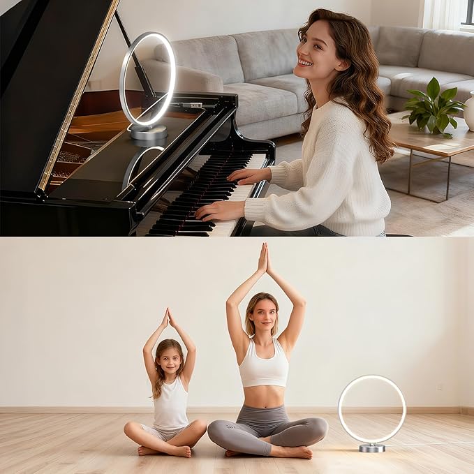 Light Therapy Lamp - 2 in 1 Desk Lamp 10000 Lux Sun Lamp with Dual Controls, 4 Timer, Dimmable, 3 Color Temperatures - Artificial Sunlight Happy Light Box