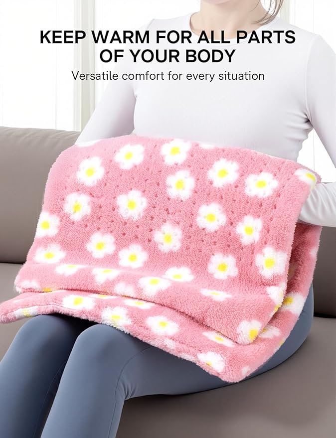 ALLJOY King Size Heating Pad for Back Pain Relief, 33”x 17” Extra Large Heating Pad for Period Cramps, FSA Eligible HSA, Portable Heat Pad for Neck and Shoulders, Birthday Gifts for Women Men Mom Dad