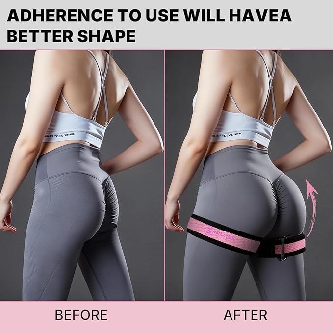 BFR Booty Bands for Women Glutes - Blood Flow Restriction Bands for Hip & Leg Building, Occlusion Training Bands for Butt Lift, Squats & Thighs, Pro Muscle Growth Straps for Squat& Fitness