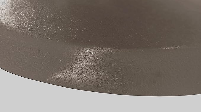 Rhino Mats, Rhino Hide Salon Mat, Non-Slip Standing Cushioned Comfort Anti-Fatigue Mat for Salon, Barbershop, or Spa (Brown Semi-Circle, 3' x 5' x 1/2")