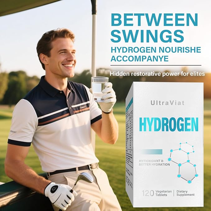Hydrogen Water Tablets, 12 ppm H2 Molecular Hydrogen Supplement with Magnesium for Drinking Water, Energy & Cognitive Support