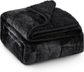 Super Fuzzy Soft Sherpa Fleece Weighted Blanket, 15 lbs Dual Sided Fluffy Heavy Weighted Blankets for Adults - No Bunching with Double Layers of Soft Inner Lining (80"x 87", 15 Pounds)