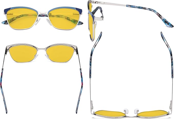 Eyekepper Ladies Butterfly Design Blue Light Glasses - Computer Screen Eyegalsses Women