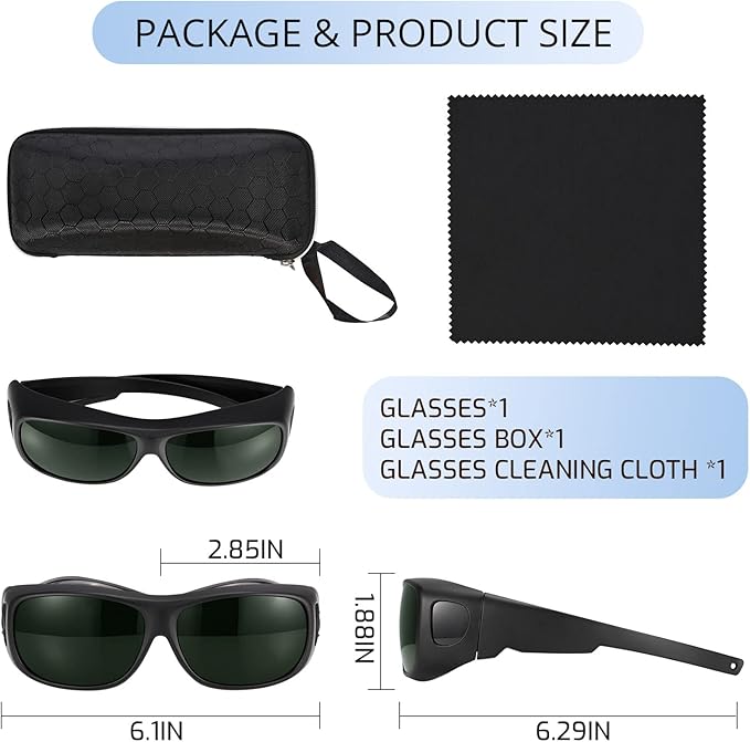 IPL Laser Safety Glasses 200nm-2000nm Protective Goggles for Laser Hair Removal and Cosmetology