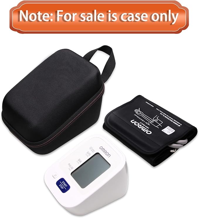 LTGEM Blood Pressure Monitor Case Compatible with OMRON Bronze BP5100 / BP5000 / 5 Series BP742N / BP7200 Blood Pressure Monitor, White(Case Only)