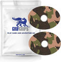 GrifGrips Oval CGM Adhesive Patches — CGM Covers Sensor Patch Overpatch Compatible for Libre 2/3, Guardian 4, Enlite Sensor - Original Adhesive Pack of 15 - Camo